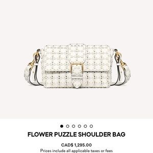 Red Valentino flower puzzle crossbody bag